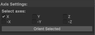 Axis Settings