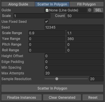 Scatter In Polygon