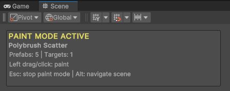 Controles en Scene View