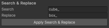 Search and Replace